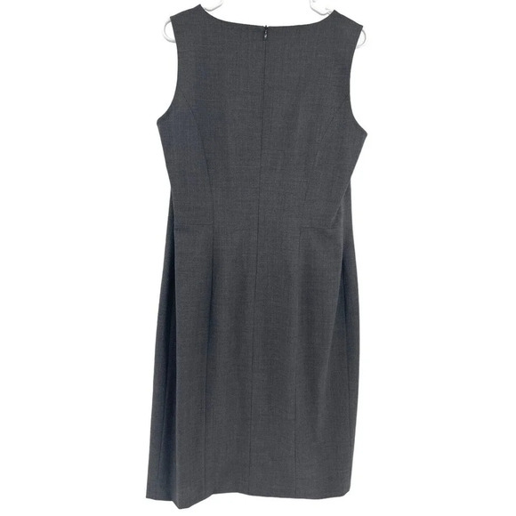 Greta Garbo Collection for Nordstroms Sheath Dress Sleeveless Wool size 10 - Picture 6 of 11